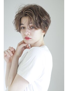 サク 田町芝浦(Sac.) Sac.  ショート 透明感カラー ナチュラルヘア