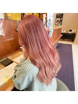 美容室エクストラアーツジャパン(X ARTS JAPAN) 桜ピンクカラー
