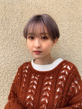シー バイ ロンド 新宿(Sea by Lond) マッシュショートハイトーンラベンダーアッシュ