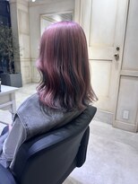 アソビ 表参道(ASOBI) ダブルカラー ホワイトピンク ネイビーグレー