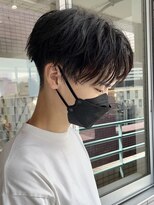 リップス 栄(LIPPS)&nbsp;ソフトツイストスパイラルツーブロック刈り上げセンターパート