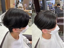 メンズにも大人気！【ナチュラルで自然な酸性縮毛矯正のbefore→after】　【吉祥寺/吉祥寺駅/学割U24】