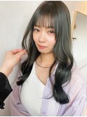 【Lien吉井】 透明感カラーカーキアッシュ