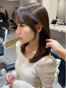 シーシンジュク 新宿南口(Sea shinjuku) 韓国風前髪×レイヤーカット【髪質改善/新宿/レイヤーカット】