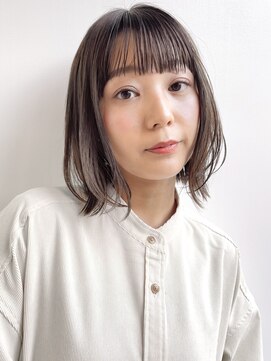 コレクティブワーク 表参道 渋谷(COLLECTIVE WORK) レイヤーボブ　ベージュカラー　寒色ベージュ　髪質改善　透明感