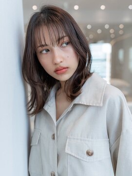 イオ 本厚木(io) くびれレイヤーシースルーバング似合わせカットイメチェン小顔