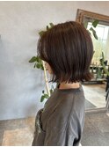 ミニボブ×外はね