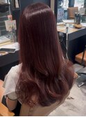 ブリーチなしダブルカラー*艶感チェリーレッド♪