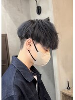 スイッチ(men's SWITCH)&nbsp;大分メンズマッシュカットレイヤーショートツーブロック刈り上げ