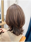 20代30代40代◇トップふんわり3DCurve◇外ハネひし形レイヤー◇