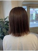 人気のライン感ボブ外ハネスタイリングでかわいさUP梅ヶ丘世田谷