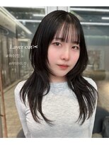 クム(kumu)&nbsp;韓国へア/レイヤー/顔周り/ボブ/透明感カラー