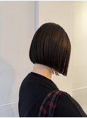 切りっぱなしボブ
