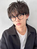 20代30代40代◎爽やかヘアフェザーパーマ大人センターパート