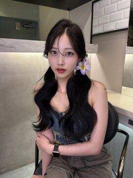 リリー(Lilley) 【アラキユウカ】艶ブラック/ワンホンヘア/網紅