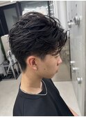 初めてのパーマでも◎ラフで無造作な質感が人気のシャドウパーマ
