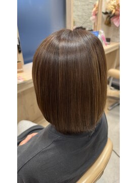 ラディシュ さがみ野(RADISH) 髪質改善メテオカラーくびれミディアムレイヤーカット小顔