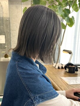 ノード(NODE) 栄外ハネナチュラル大人可愛い韓国ボブ矢場町ぱつっとボブ