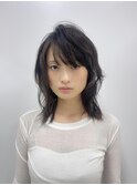 抜け感レイヤーミディ