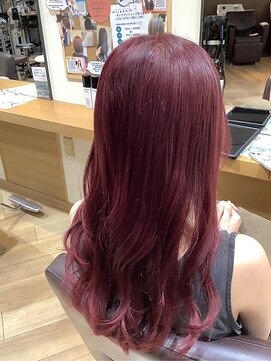 ラファンス 栗林店(LaFENCE) 艶髪/艶感/艶髪/レイヤーカット/透明感/バイオレットピンク