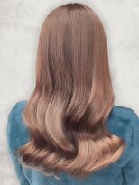 スタートウキョウ 渋谷(STAR TOKYO)&nbsp;透明感ミルクティブラウン髪質改善カラーロングヘア韓国風