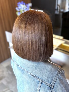 アース コアフュール ボーテ 藤枝店(EARTH coiffure beaute) 髪質改善×艶ボブ×ショコラブラウン