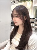 結んだ時に綺麗に見える顔周りカット