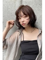 エミュ 中央駅店(eMu)&nbsp;ウルフボブ×こっくりブラウン