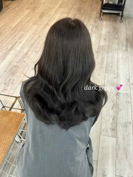 ミニム ヘアー(minim hair) 【minim×miku】ダークグレージュ
