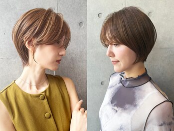 tida smile目黒駅前店［ヘアセット/ヘアメイク/ヘアアレンジ］【5/30 OPEN（予定）】の写真/シルエットで決まる！骨格を見極めたカットで、あなたに似合うショートヘアを◎［目黒駅/ショート/目黒］