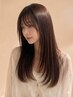 【◎贅沢フルコース◎】カット+美髪ストレート+ケアカラー+トリートメント