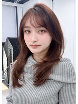 アグ ヘアー ムー 大和郡山店(Agu hair Mu)&nbsp;《Agu hair》ブラウンレイヤー×numberA.アルガモイストオイル