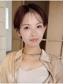 切りっぱなしボブレイヤーカット ボブ表参道ショートカット渋谷