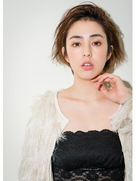 オーガスト ヘア ネイル(AUGUST hair nail) モードパーマショート　担当 森