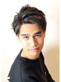 男気アップの大人カジュアルショート