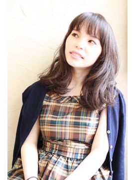 トヌコア ルア 下北沢店(TONUKOA RUA) 【TonukoaRua】アッシュグレージュな大人ミディウェーブ