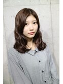 【salon de MiLK 原宿】透明感ウェーブ×イルミナベージュ