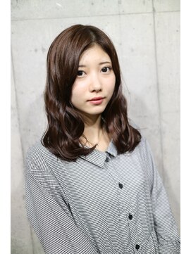 サロンドミルク 原宿(salon de MiLK) 【salon de MiLK 原宿】透明感ウェーブ×イルミナベージュ