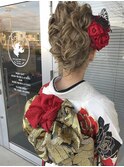 成人式ヘアセットアレンジ♪