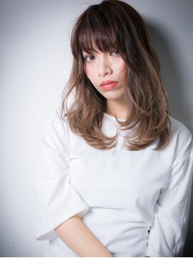 カバーヘア イヴ 戸頭店(COVER HAIR EVE) くせ毛風無造作カールで小顔ラブグラマラスw戸頭20代30代40代