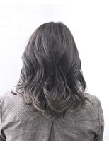 マティーナ ヘアー 池袋(Matina hair)&nbsp;【黒染めを活かして☆エアタッチグレーバレイヤージュ】