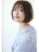 艶のある、上品カジュアルなボブ
