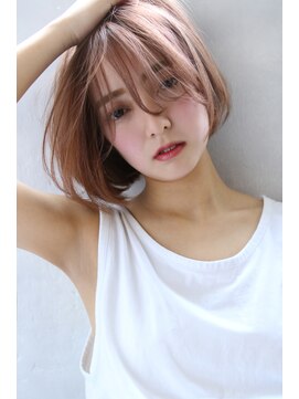 ブラン 栄(Blanc) 【Blanc/栄】ピンクベージュ＿ラベンダーピンク＿ボブmay