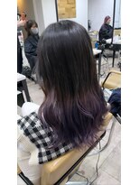 アジールヘア 所沢プロペ通り店(agir hair) バイオレット×グラデーション