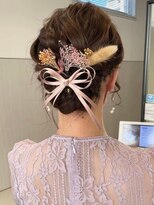 スウィープ 平尾(sweep)&nbsp;ライブ　結婚式用ヘアセット　ドレスヘア