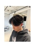 MEN'SHAIR/アップバング/ツーブロック/束感ショート/波巻き