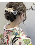【Link】シニヨンアレンジ/ヘアアレンジ/ヘアセット/卒業式/袴