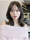 大人可愛いくびれヘア/顔まわりカット内巻きレイヤーカット