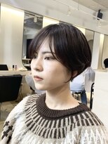 ルーラリーヘアーキタキュウシュウ(Luraliy hair kitakyushu)&nbsp;luraliyルーラリー北九州小倉北区城野前髪長め丸みショート