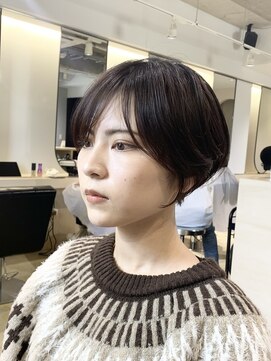 ルーラリーヘアーキタキュウシュウ(Luraliy hair kitakyushu) luraliyルーラリー北九州小倉北区城野前髪長め丸みショート